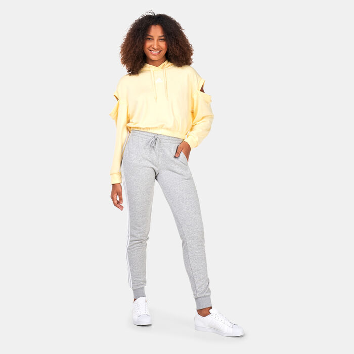 Women's Hyperglam 3-Stripes with Cutout Detail Hoodie Women's Hyperglam 3-Stripes with Cutout Detail Hoodie image number 2