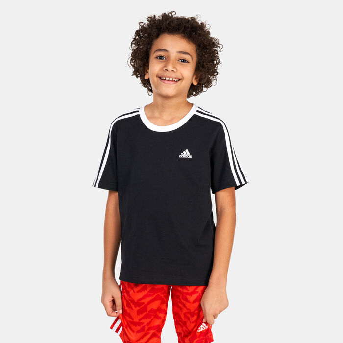 Kids' Essentials 3-Stripes Boyfriend T-Shirt Kids' Essentials 3-Stripes Boyfriend T-Shirt image number 0