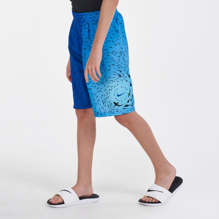 Kids' Shark Volley 8 Inch Swim Shorts Kids' Shark Volley 8 Inch Swim Shorts image number 0