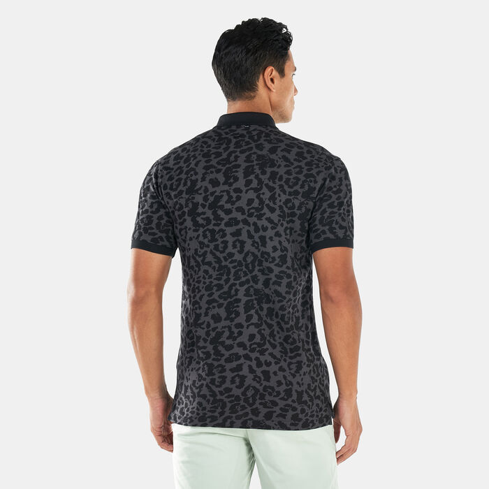Men's Golf Primal Print Polo T-Shirt Men's Golf Primal Print Polo T-Shirt image number 1