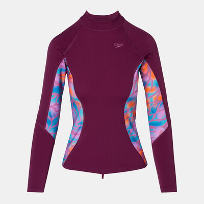 Women's Printed Long Sleeve Rashguard