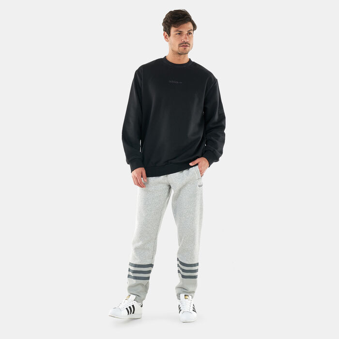 Men's Trefoil Linear Crew Sweatshirt Men's Trefoil Linear Crew Sweatshirt image number 2