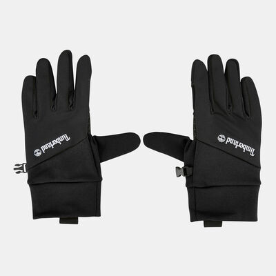 Men's Stretch Colorblock Softshell Fleece Gloves