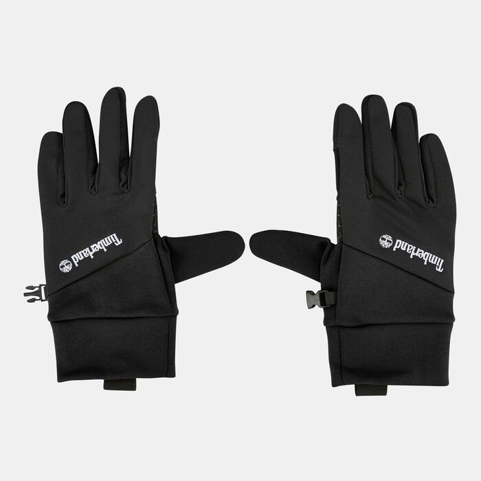 Men's Stretch Colorblock Softshell Fleece Gloves Men's Stretch Colorblock Softshell Fleece Gloves image number 0