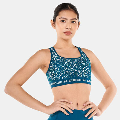Women's Armour Medium Support Printed Sports Bra