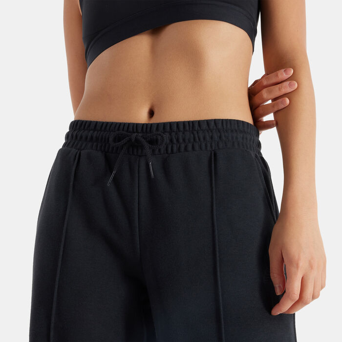 Women's French Terry Wide Leg Pants Women's French Terry Wide Leg Pants image number 3