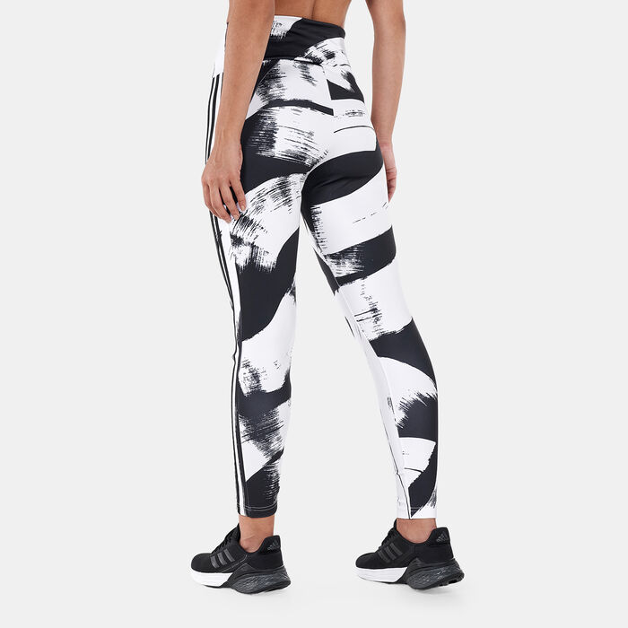 Women's All Over Print 3-Stripes 7/8 Leggings Women's All Over Print 3-Stripes 7/8 Leggings image number 1