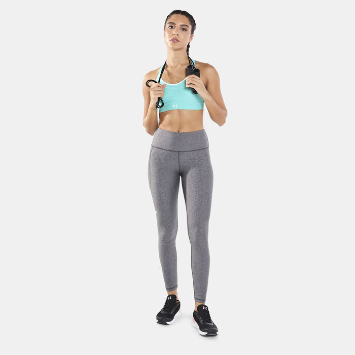 Women's UA Infinity Mid Heather Cover Sports Bra Women's UA Infinity Mid Heather Cover Sports Bra image number 2