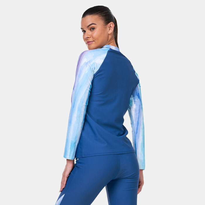Women's Modesty Swimming Rashguard Women's Modesty Swimming Rashguard image number 1