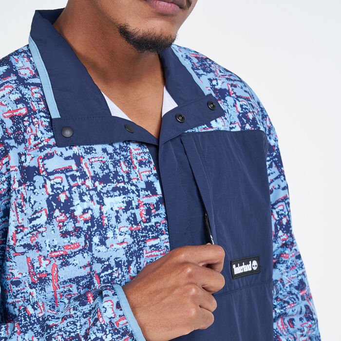 Men's YC Summer Allover Print Packable Anorak Jacket Men's YC Summer Allover Print Packable Anorak Jacket image number 3