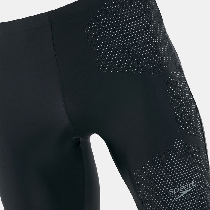 Men's Hexagonal Tech Placement Swimming Shorts Men's Hexagonal Tech Placement Swimming Shorts image number 2