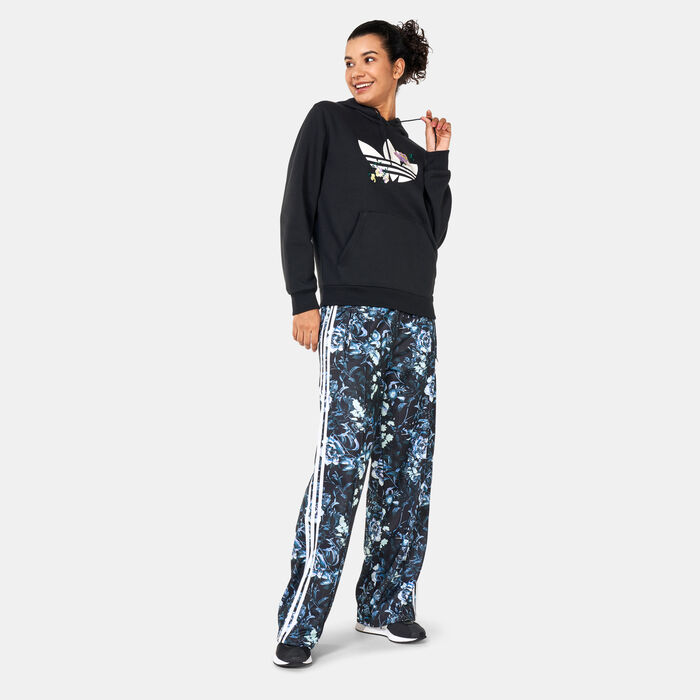 Women's Flower Embroidery Hoodie Women's Flower Embroidery Hoodie image number 2