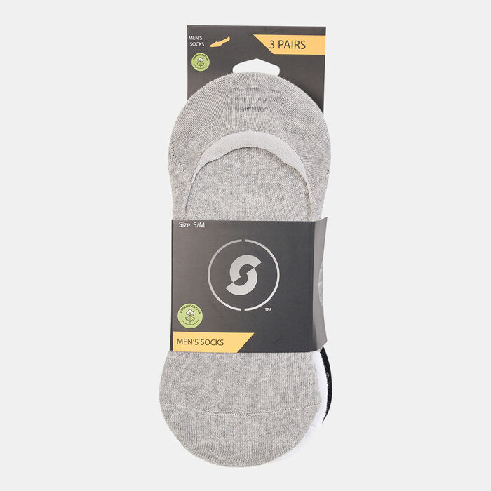 Men's Half-Cushioned No-Show Socks (3 Pack) - S/M image number 1