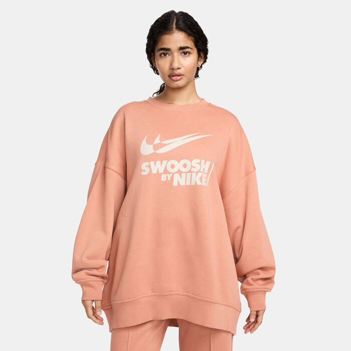 Women's Sportswear Oversized Fleece Sweatshirt Women's Sportswear Oversized Fleece Sweatshirt image number 0