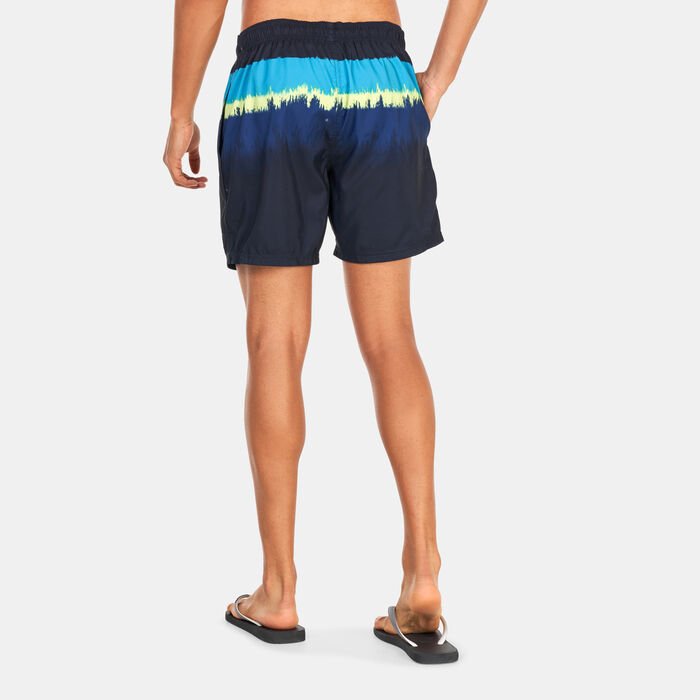 Men's Placement Leisure 16-Inch Swimming Shorts Men's Placement Leisure 16-Inch Swimming Shorts image number 1
