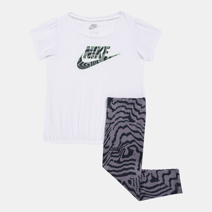 Kids' T-Shirt and Printed Leggings Set Kids' T-Shirt and Printed Leggings Set image number 0