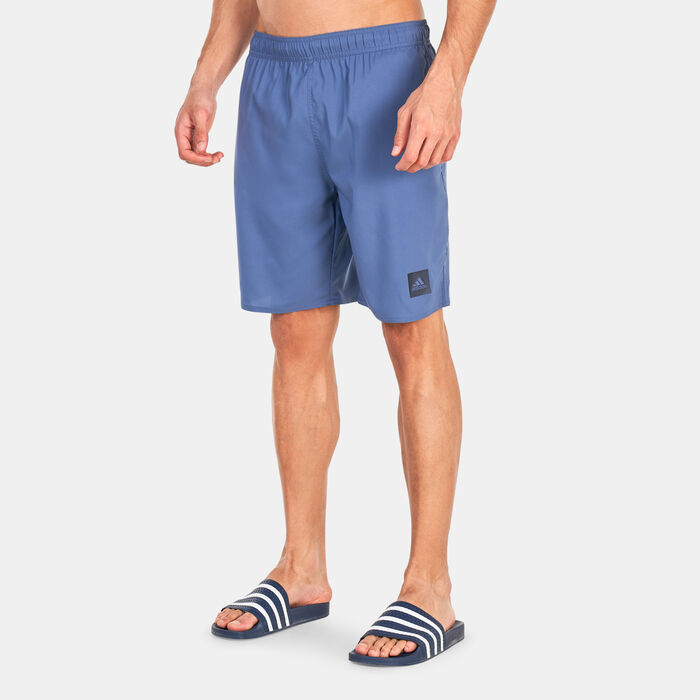 Men's Classic-Length Solid Swim Shorts Men's Classic-Length Solid Swim Shorts image number 0