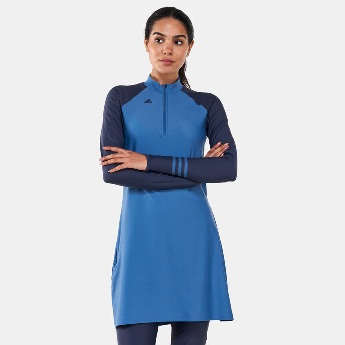 Women's 3-Stripes Colorblock Long Sleeve Swimming Top Women's 3-Stripes Colorblock Long Sleeve Swimming Top image number 0