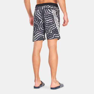 Men's Classic-Length Colour Maze Tech Board Shorts