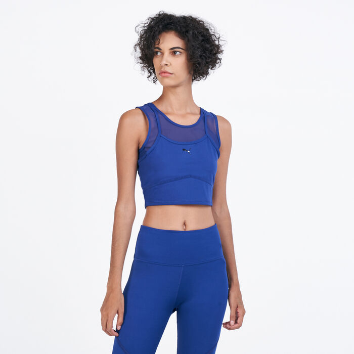 Women's Studio Layered Crop Tank Top Women's Studio Layered Crop Tank Top image number 0