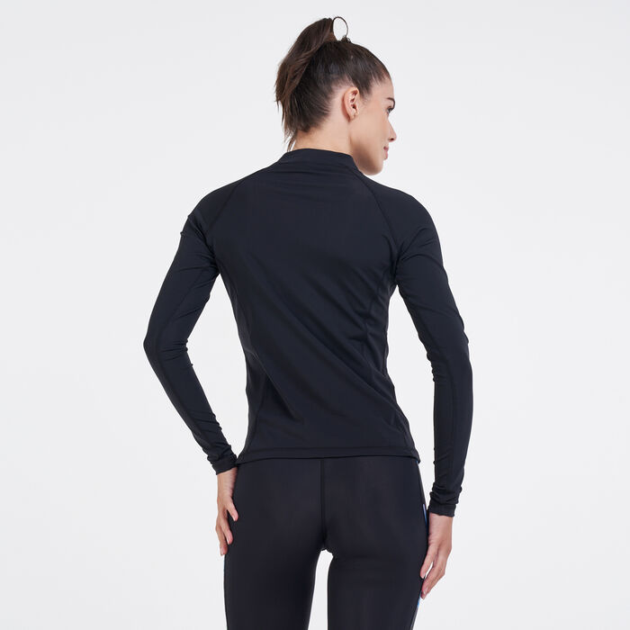 Women's Rashguard Floral Top Women's Rashguard Floral Top image number 1