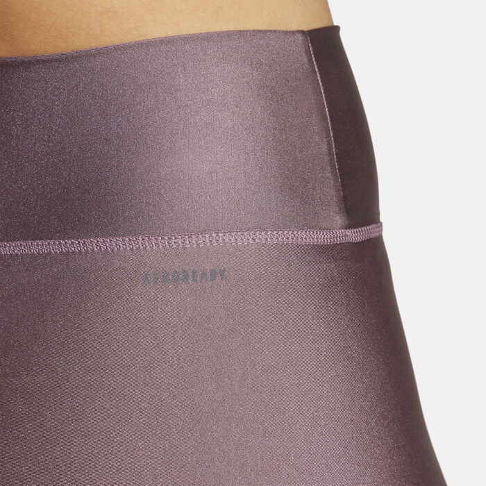 Women's Optime Essentials Shine 7/8 Training Leggings Women's Optime Essentials Shine 7/8 Training Leggings image number 3