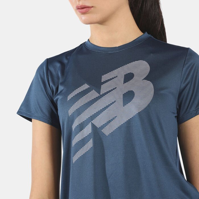 Women's Printed Accelerate T-Shirt Women's Printed Accelerate T-Shirt image number 3