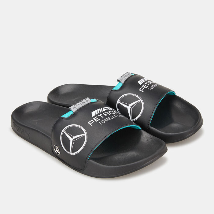 Men's Mercedes-AMG Petronas Motorsport F1 Leadcat 2.0 Logo Slides Men's Mercedes-AMG Petronas Motorsport F1 Leadcat 2.0 Logo Slides image number 0