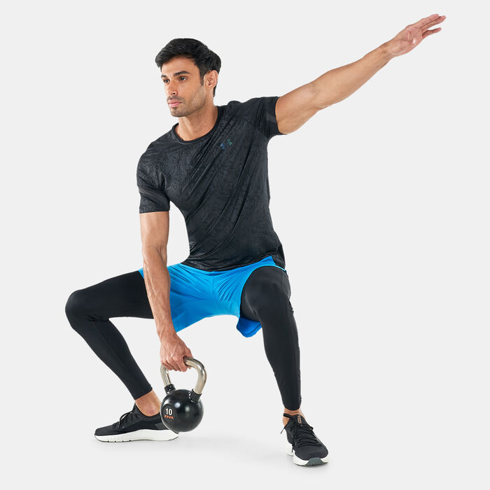 Men's UA Rush 2.0 Emboss T-Shirt Men's UA Rush 2.0 Emboss T-Shirt image number 2