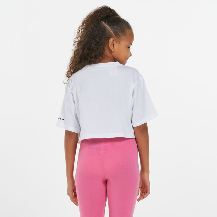 Kids' Adicolor Crop Top Kids' Adicolor Crop Top image number 1