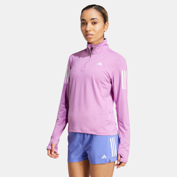 Women's Own the Run 1/2-Zip Running Jacket Women's Own the Run 1/2-Zip Running Jacket image number 0