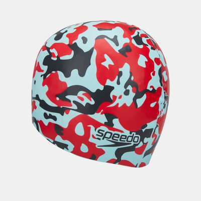 Slogan Print Swimming Cap Slogan Print Swimming Cap