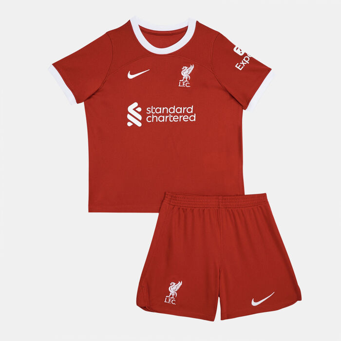 Kids' Liverpool F.C. Dri-FIT Home 3-Piece Kit - 2023/24 (Younger Kids) Kids' Liverpool F.C. Dri-FIT Home 3-Piece Kit - 2023/24 (Younger Kids) image number 0