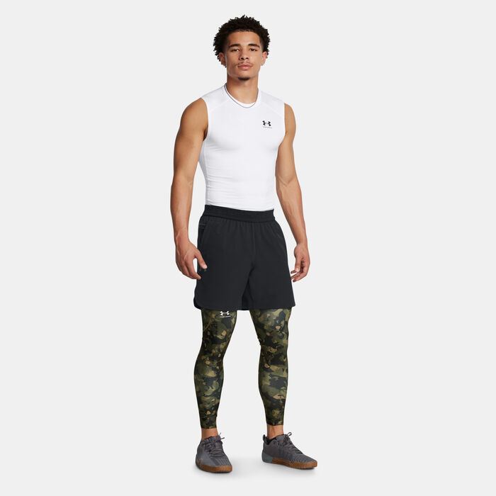 Men's HeatGear Printed Leggings Men's HeatGear Printed Leggings image number 2
