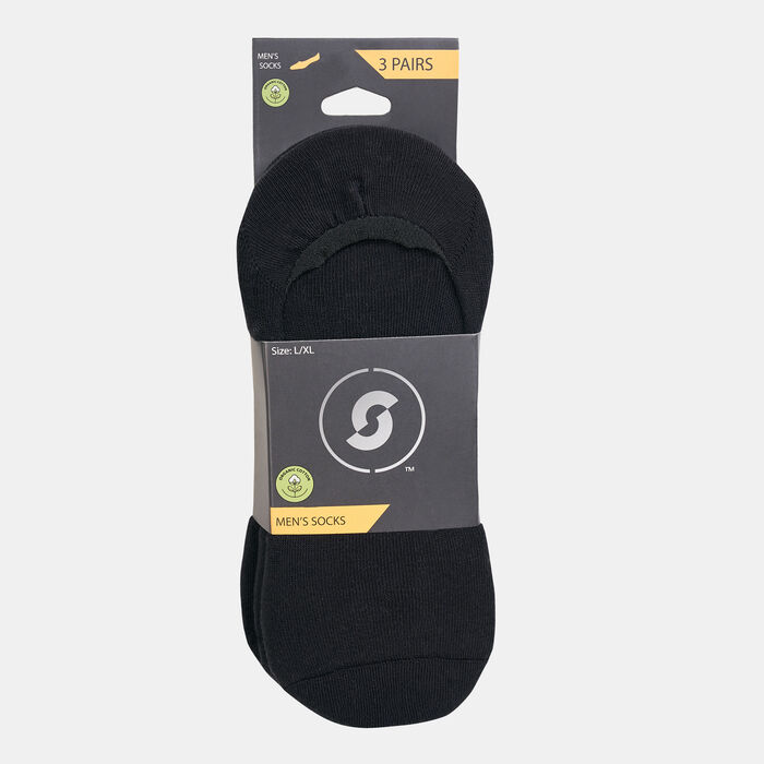 Men's Half-Cushioned No-Show Socks (3 Pack) - L/XL Men's Half-Cushioned No-Show Socks (3 Pack) - L/XL image number 1