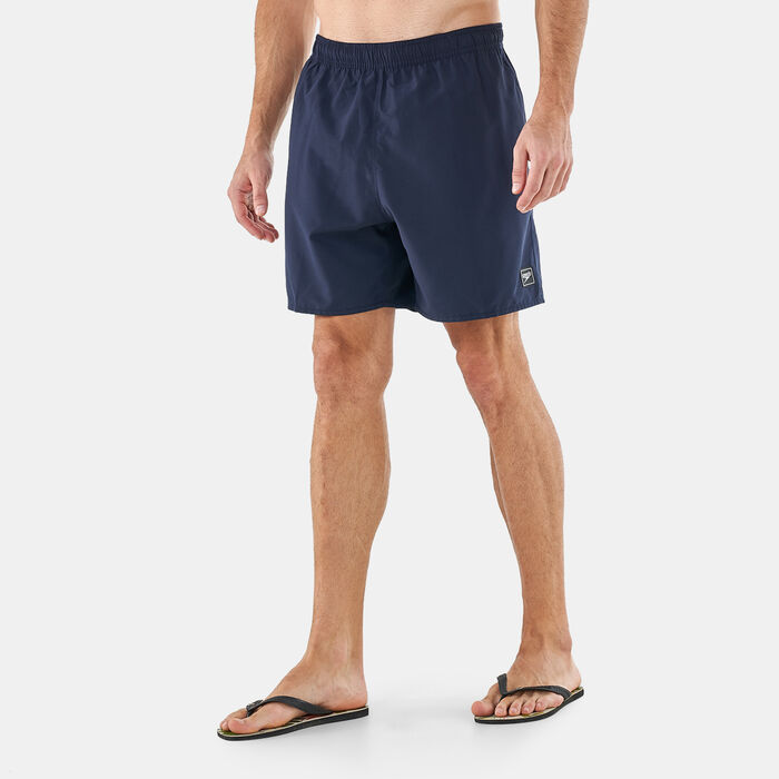 Men's Printed Trim 16" Swimming Water Shorts Men's Printed Trim 16" Swimming Water Shorts image number 0