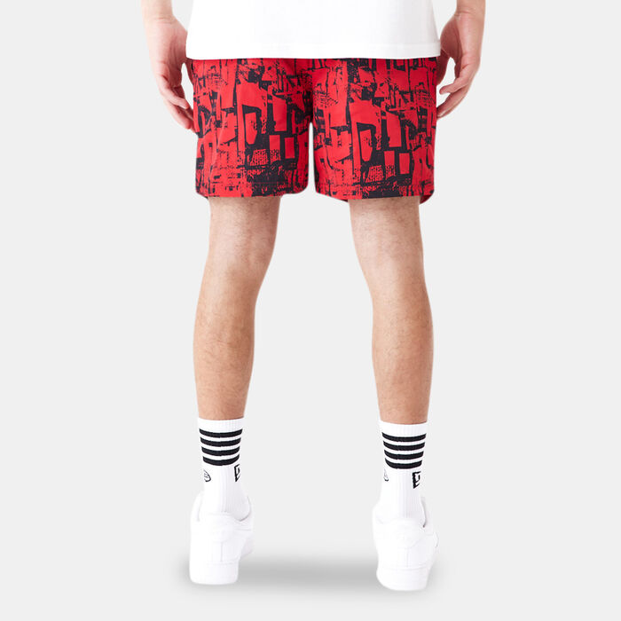 Men's NBA Chicago Bulls Allover Print Shorts Men's NBA Chicago Bulls Allover Print Shorts image number 1