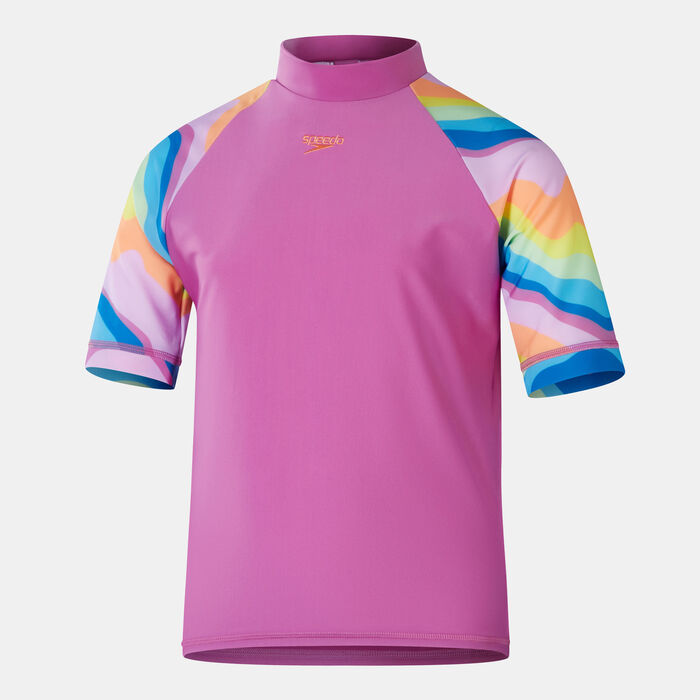 Kids' Printed Sun Swimming Rashguard Kids' Printed Sun Swimming Rashguard image number 0