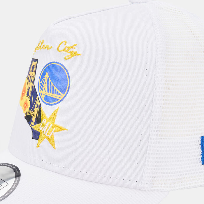 Men's NBA Golden State Warriors Logo Trucker Cap Men's NBA Golden State Warriors Logo Trucker Cap image number 2