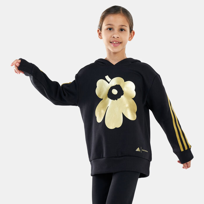 Kids' Marimekko Primegreen 3-Stripes Hoodie Kids' Marimekko Primegreen 3-Stripes Hoodie image number 0