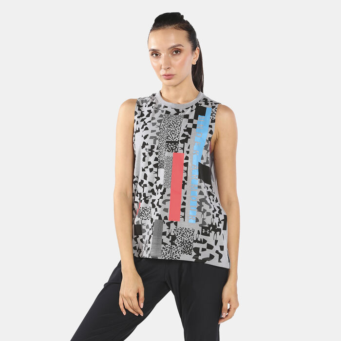 Women's UA Chop Block Print Muscle Tank Top Women's UA Chop Block Print Muscle Tank Top image number 0