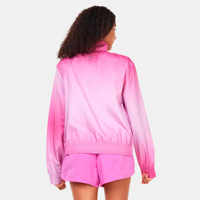 Women's Swoosh Run Print Jacket image number 1