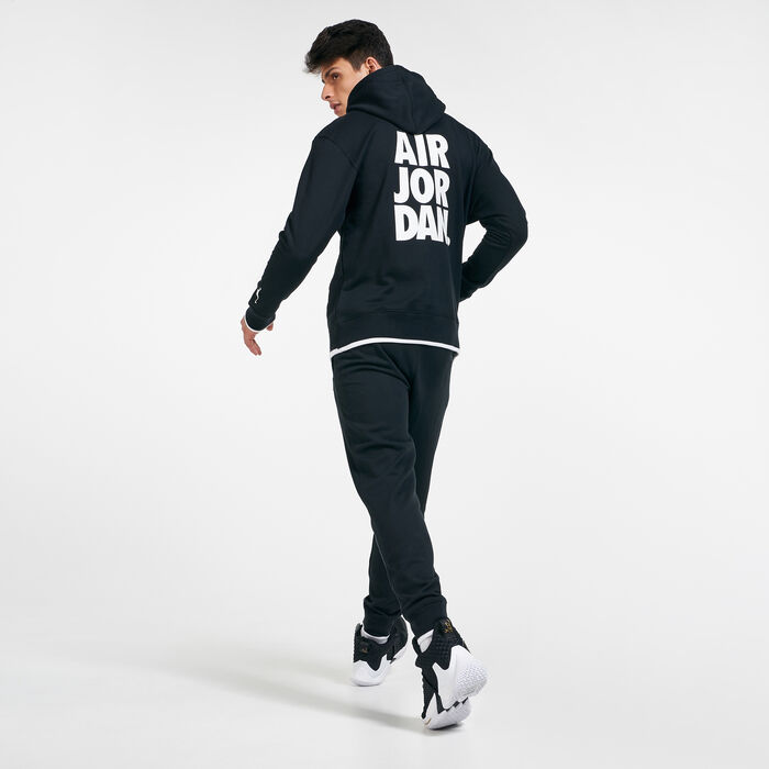 Men's Jumpman Classics Printed Fleece Pullover Hoodie Men's Jumpman Classics Printed Fleece Pullover Hoodie image number 2