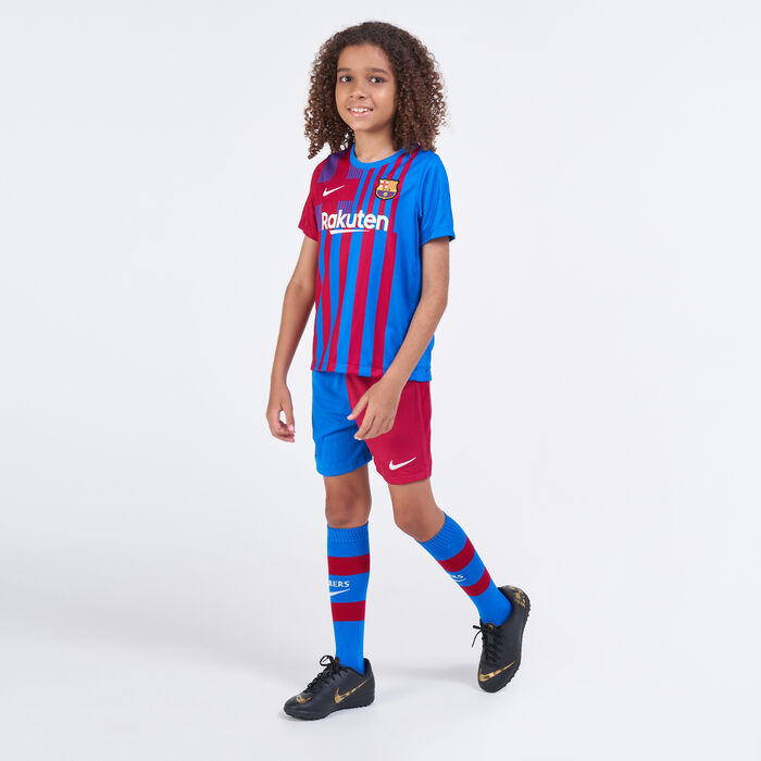 Kids' F.C. Barcelona Home Football Kit Kids' F.C. Barcelona Home Football Kit image number 0