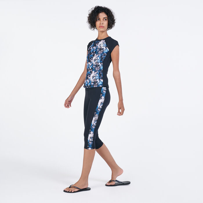 Women's 3/4 Swimming Leggings image number 2