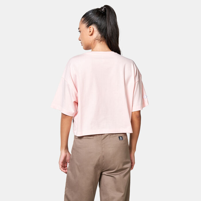 Women's Y2K Heart Cropped T-Shirt Women's Y2K Heart Cropped T-Shirt image number 1
