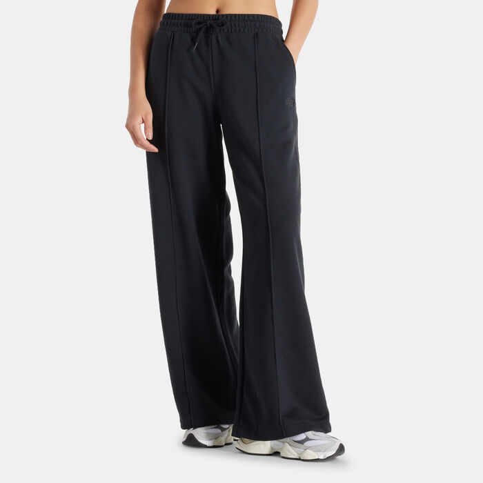 Women's French Terry Wide Leg Pants Women's French Terry Wide Leg Pants image number 0