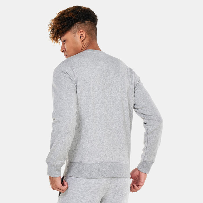 Men's NB Essentials Stacked Logo Crewneck Sweatshirt Men's NB Essentials Stacked Logo Crewneck Sweatshirt image number 1