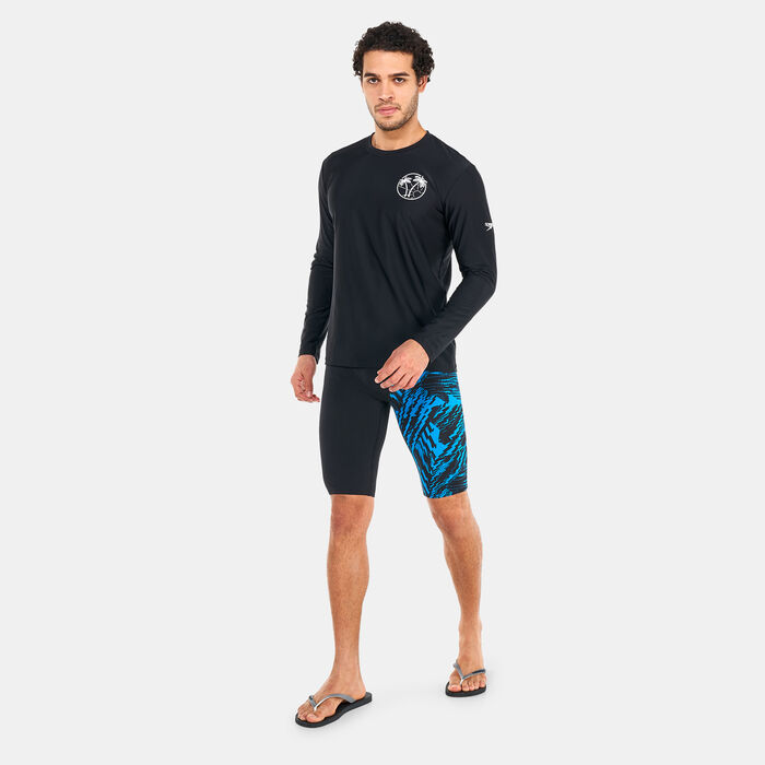 Men's Printed Long Sleeve Swim T-Shirt Men's Printed Long Sleeve Swim T-Shirt image number 2