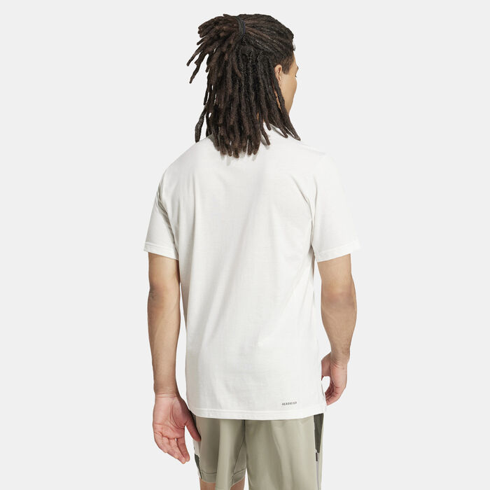 Men's Train Essentials Camo Graphic Logo T-Shirt Men's Train Essentials Camo Graphic Logo T-Shirt image number 1